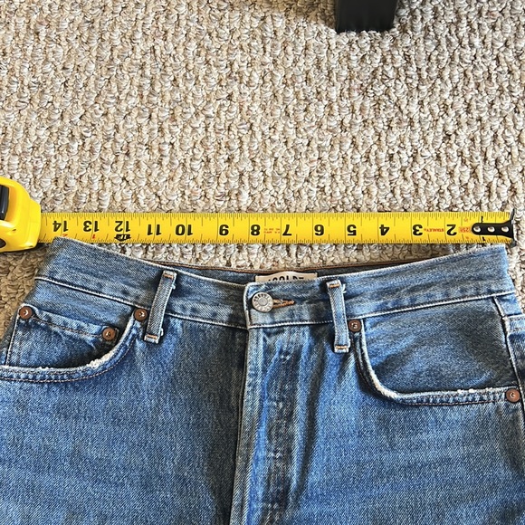 Agolde Riley High Rise Straight Crop - Picture 4 of 4